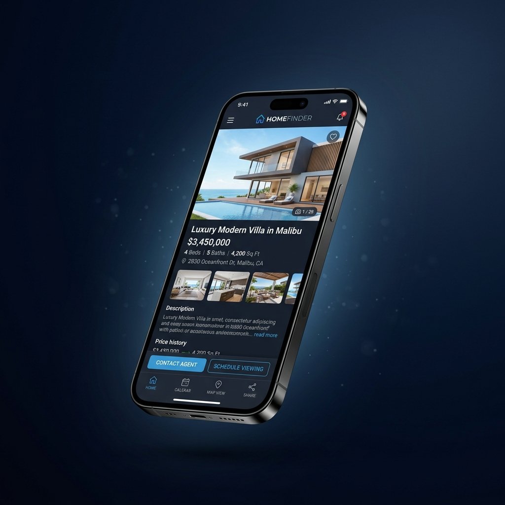 Preview of the iProply mobile app